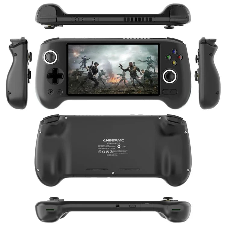 ANBERNIC RG556 8+128G 5.48-inch AMOLED Screen Retro Handheld Game Console, without Games (English Version)