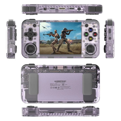 ANBERNIC RG35XXH Linux System 3.5-inch IPS Screen Open Source Game Console (English Version), 64G Memory