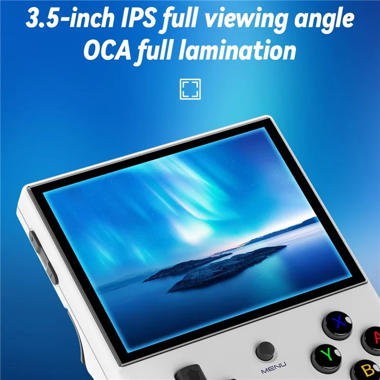 ANBERNIC RG35XX Plus 3.5-inch IPS Screen Wireless Gamepad Linux System Retro Game Console (English Version), 64+128G