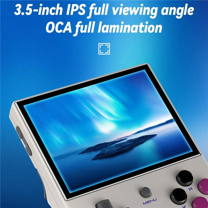 ANBERNIC RG35XX Plus 3.5-inch IPS Screen Wireless Gamepad Linux System Retro Game Console (English Version), 64+128G