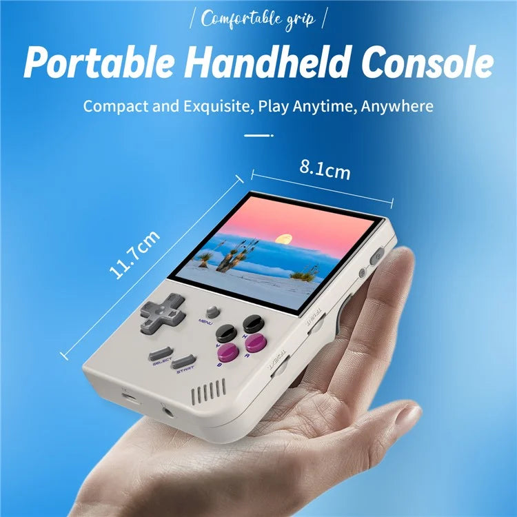 ANBERNIC RG35XX Plus 3.5-inch IPS Screen Wireless Gamepad Linux System Retro Game Console (English Version), 64+128G