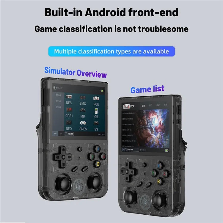 ANBERNIC RG353VS 3.5-inch Screen 16G Portable Handheld Game Console, No Games