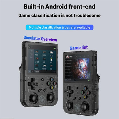 ANBERNIC RG353VS 3.5-inch Screen 16+64G Handheld Game Console, 15000 Games (English Version)