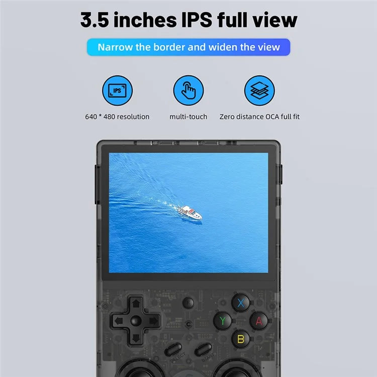 ANBERNIC RG353VS 3.5-inch Screen 16+128G Handheld Game Console, 25000 Games (English Version)