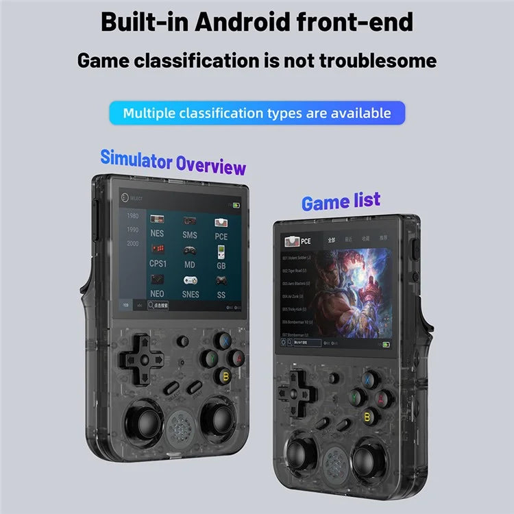 ANBERNIC RG353VS 3.5-inch Screen 16+128G Handheld Game Console, 25000 Games (English Version)