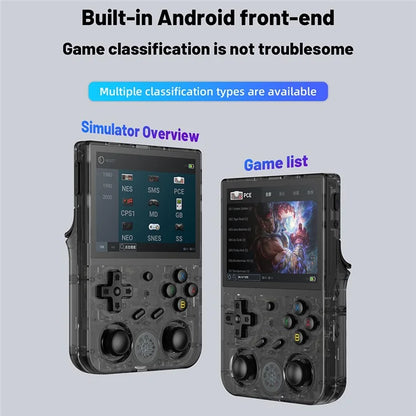 ANBERNIC RG353VS 3.5-inch Screen 16+128G Handheld Game Console, 25000 Games (English Version)