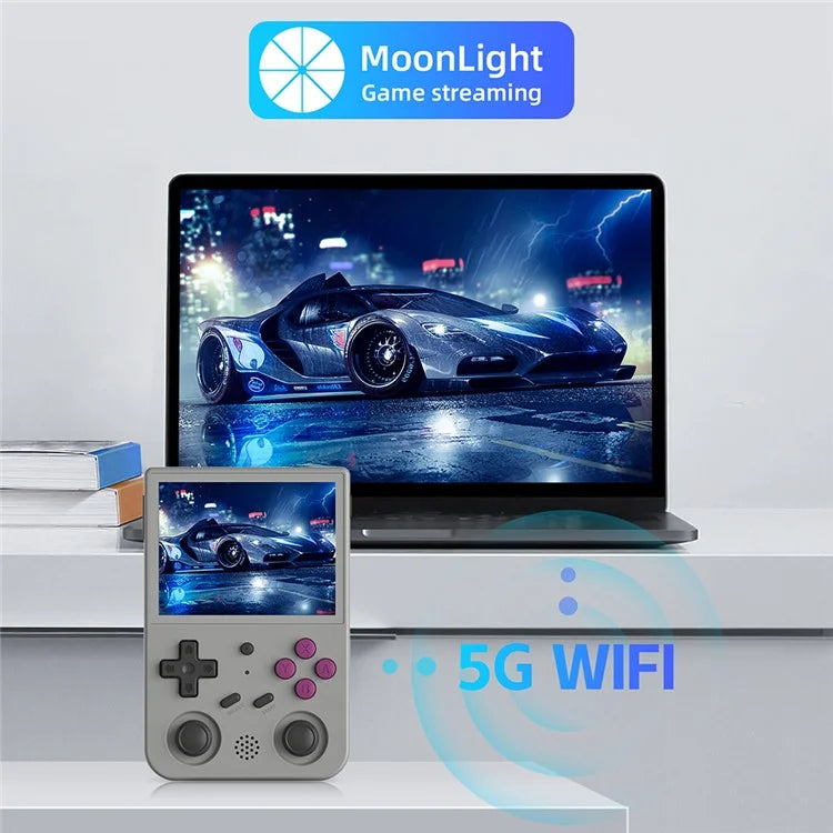 ANBERNIC RG353VS 3.5-inch Screen 16+128G Handheld Game Console, 25000 Games (English Version)