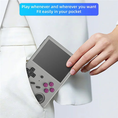 ANBERNIC RG353VS 3.5-inch Screen 16+128G Handheld Game Console, 25000 Games (English Version)