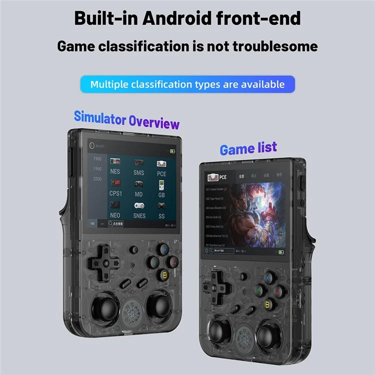 ANBERNIC RG353V 3.5-inch Screen 16+64G Android Handheld Game Console, 15000 Games (English Version)