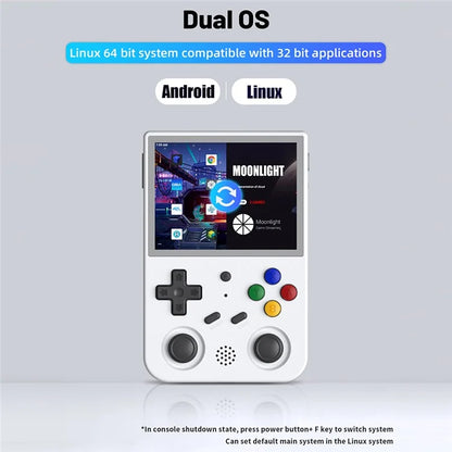 ANBERNIC RG353V 3.5-inch Screen 16+64G Android Handheld Game Console, 15000 Games (English Version)