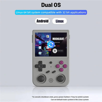 ANBERNIC RG353V 3.5-inch Screen 16+256G Android Handheld Game Console, 35000 Games (English Version)