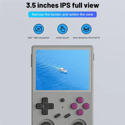 ANBERNIC RG353V 3.5-inch Screen 16+256G Android Handheld Game Console, 35000 Games (English Version)