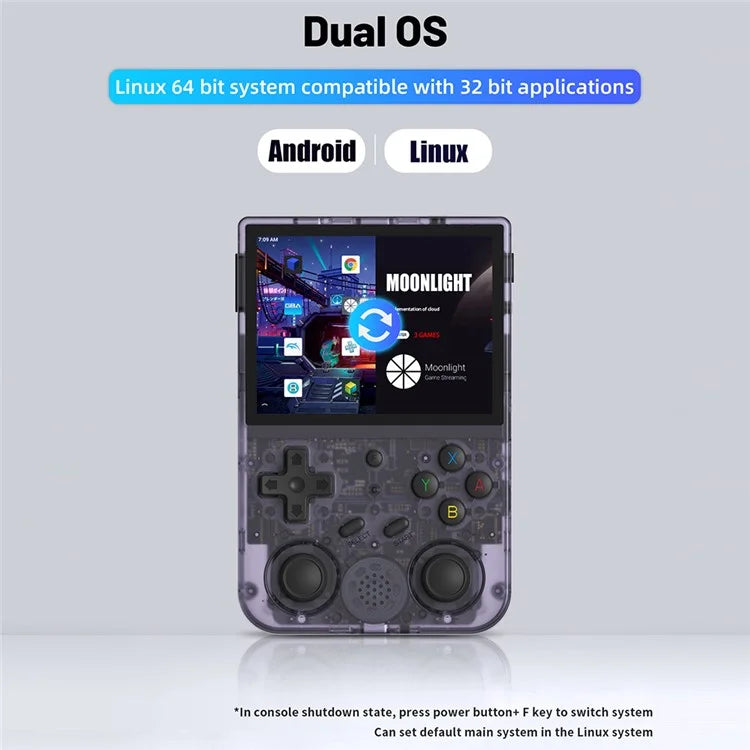 ANBERNIC RG353V 3.5-inch Screen 16+256G Android Handheld Game Console, 35000 Games (English Version)