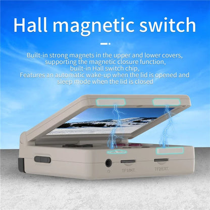 ANBERNIC RG35XXSP 3.5-inch Screen Flip Handheld Gaming Machine Wireless Game Console (English Version), 64G Memory