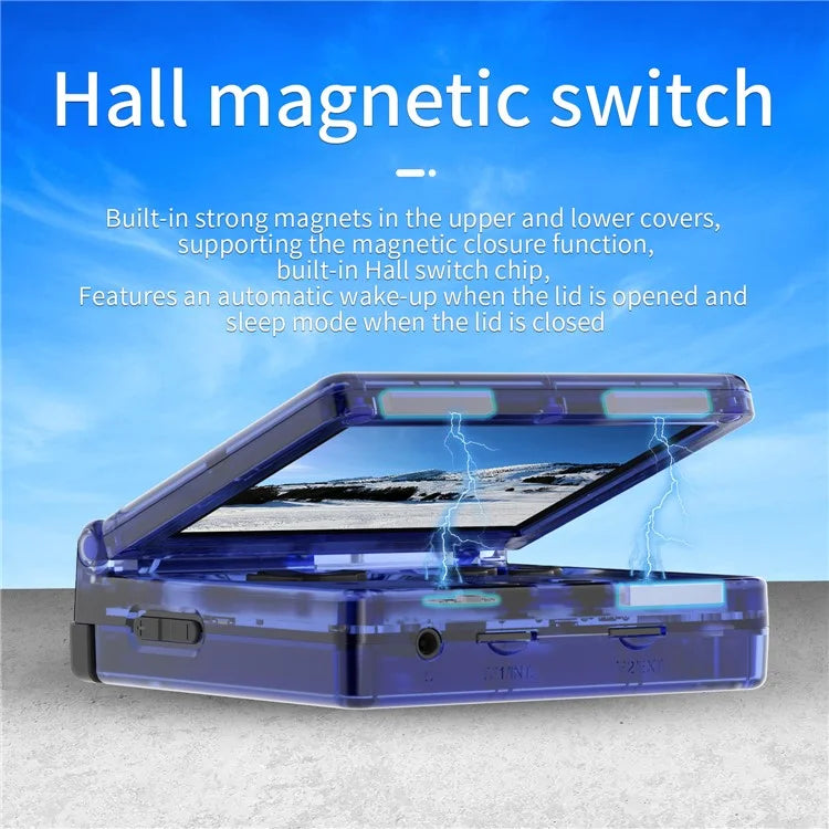 ANBERNIC RG35XXSP 3.5-inch Screen Flip Handheld Gaming Machine Wireless Game Console (English Version), 64G Memory