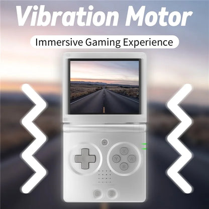 ANBERNIC RG35XXSP 3.5-inch Screen Flip Handheld Gaming Machine Wireless Game Console (English Version), 64G Memory