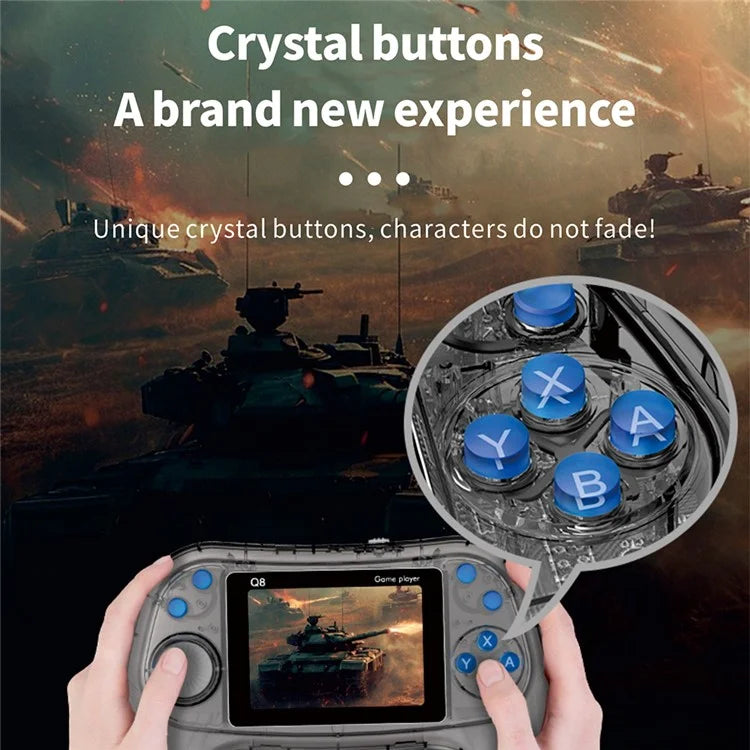 Q8 Kid's Retro Handheld Game Console Built-In 800 Games