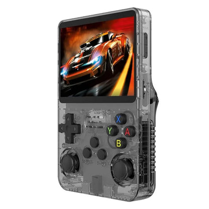 R36s 3.5 inch IPS Screen Handheld Retro Game Console with 64G TF Card