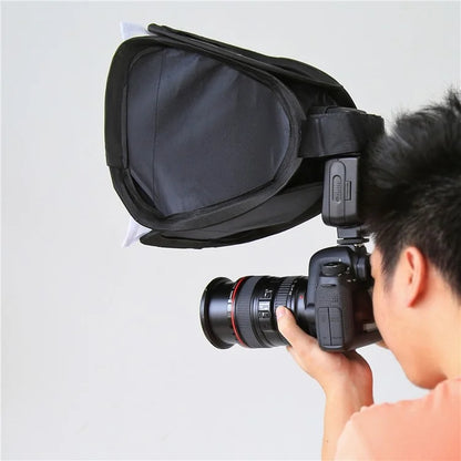 PULUZ PU5123 23cmx23cm Photography Softbox DSLR Camera Fill Light Foldable Diffuser