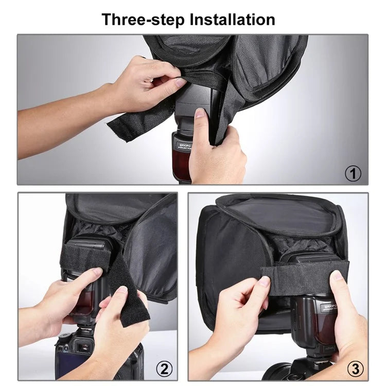 PULUZ PU5123 23cmx23cm Photography Softbox DSLR Camera Fill Light Foldable Diffuser