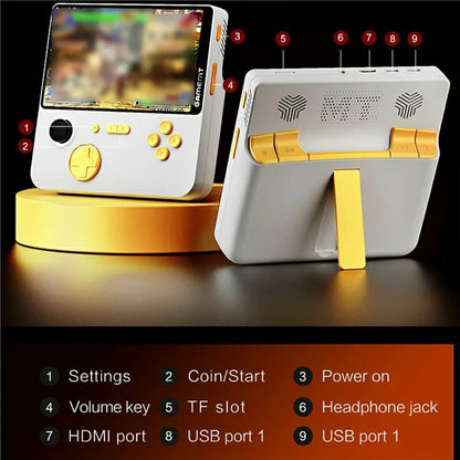 E5 5.0-inch Retro Handheld Game Console Mini Arcade Game Machine Support HD TV Connection, No Memory Card