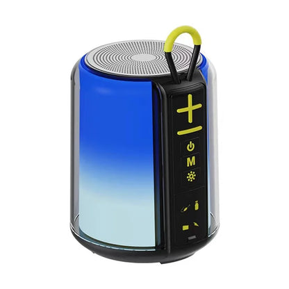 S16 Outdoor Mini TWS Bluetooth Speaker FM Radio Colorful Light Portable Subwoofer