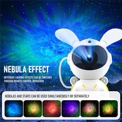 G002 Space Rabbit Bluetooth Speaker Projector Lamp USB Powered Bedroom Starry Sky Projection Lamp