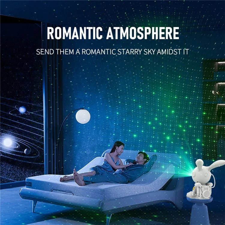 G002 Space Rabbit Bluetooth Speaker Projector Lamp USB Powered Bedroom Starry Sky Projection Lamp