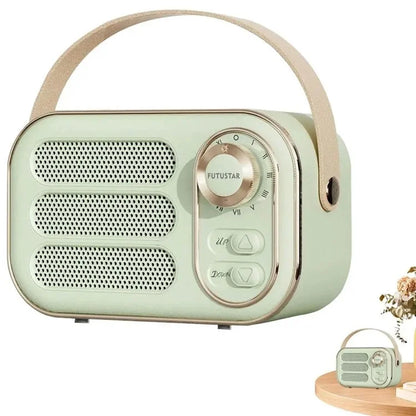 DW13 Wireless Bluetooth Speaker Vintage Mini Portable Speaker for Party Beach Camping