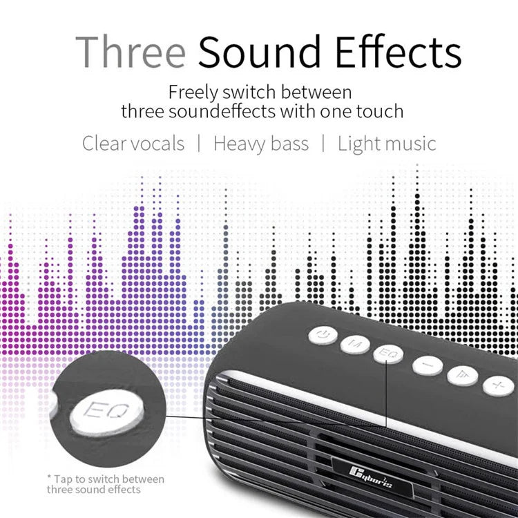 CYBORIS T5 Pro Retro TWS Bluetooth Speaker 40W Portable Subwoofer