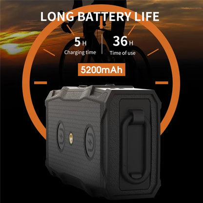 CYBORIS X8 Bluetooth Golf Cart Speaker Waterproof Sound Subwoofer with Lighting and Stand Function
