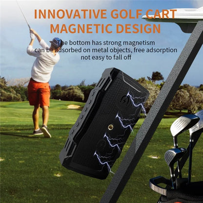 CYBORIS X8 Bluetooth Golf Cart Speaker Waterproof Sound Subwoofer with Lighting and Stand Function