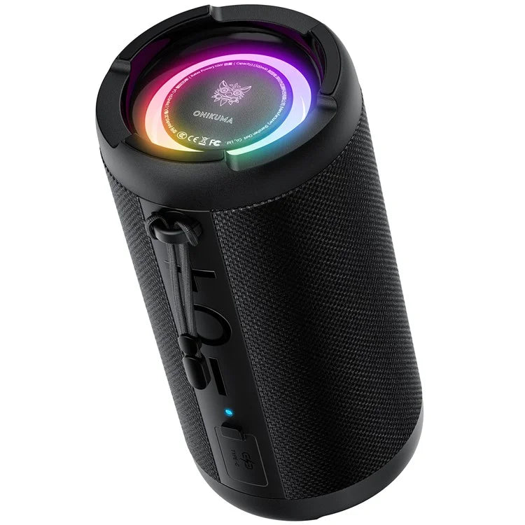ONIKUMA L20 Portable Bluetooth Speaker Dynamic RGB Light Wireless Music Subwoofer