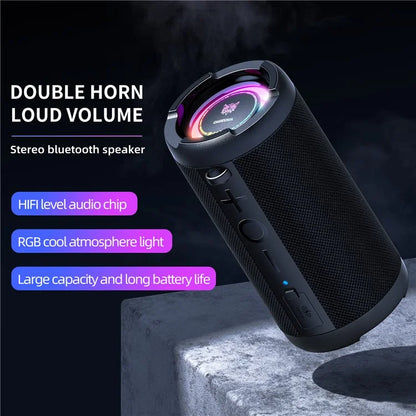 ONIKUMA L20 Portable Bluetooth Speaker Dynamic RGB Light Wireless Music Subwoofer
