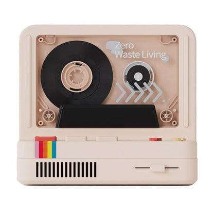 Cassette Bluetooth Speaker Home Subwoofer Support Aromatherapy TF Card Playback Night Light