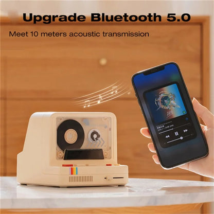 Cassette Bluetooth Speaker Home Subwoofer Support Aromatherapy TF Card Playback Night Light