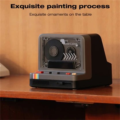 Cassette Bluetooth Speaker Home Subwoofer Support Aromatherapy TF Card Playback Night Light
