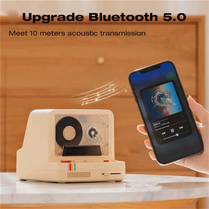 Cassette Bluetooth Speaker Home Subwoofer Support Aromatherapy TF Card Playback Night Light