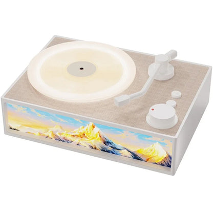 Retro Bluetooth Speaker Classic Record Player Style Home Decor Birthday Gift