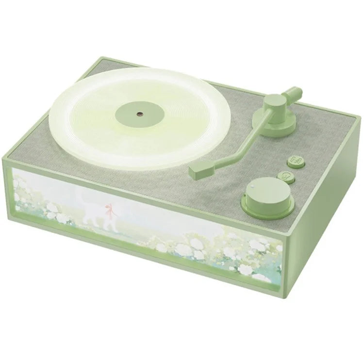 Retro Bluetooth Speaker Classic Record Player Style Home Decor Birthday Gift