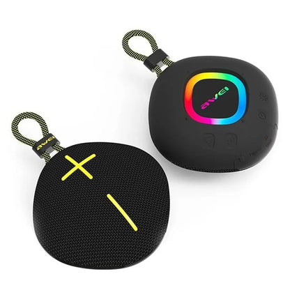 AWEI KA6 TWS Bluetooth Speaker RGB Light IPX6 Waterproof Portable Subwoofer