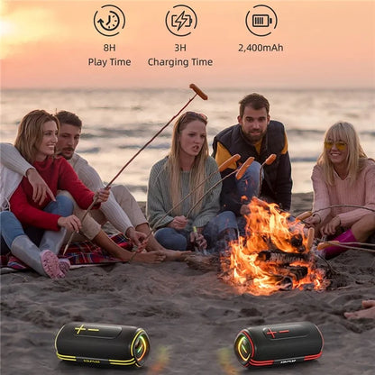 AWEI KA5 IPX5 Waterproof TWS Subwoofer Portable Outdoor Bluetooth Speaker