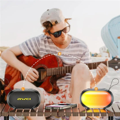 AWEI KA1 Bluetooth Speaker with RGB Light Surround Sound Waterproof Subwoofer