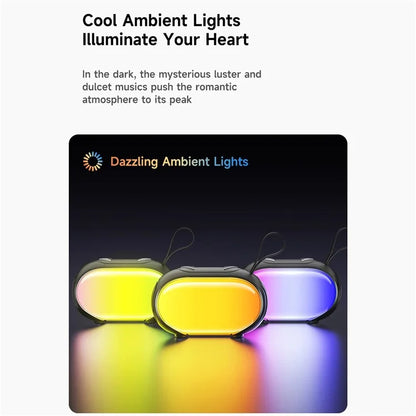 AWEI KA1 Bluetooth Speaker with RGB Light Surround Sound Waterproof Subwoofer