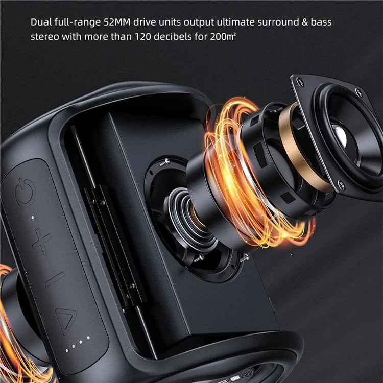 AWEI Y310 Compact Bluetooth Speaker Waterproof TWS Pairing Music Player Subwoofer