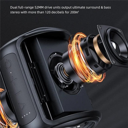 AWEI Y310 Compact Bluetooth Speaker Waterproof TWS Pairing Music Player Subwoofer
