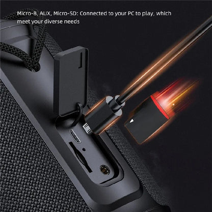 AWEI Y310 Compact Bluetooth Speaker Waterproof TWS Pairing Music Player Subwoofer