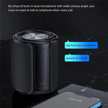AWEI Y310 Compact Bluetooth Speaker Waterproof TWS Pairing Music Player Subwoofer