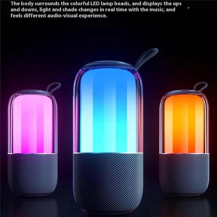 WEKOME D13 Outdoor Portable Waterproof Bluetooth Speaker with Dynamic Lighting