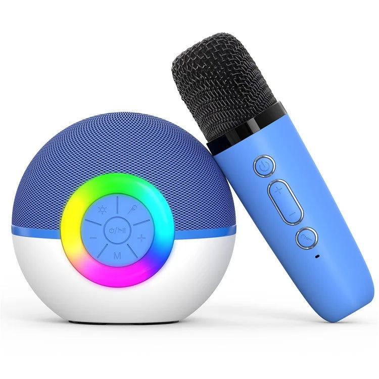 T97 Children Karaoke Machine Bluetooth Speaker Subwoofer with 1 Microphone